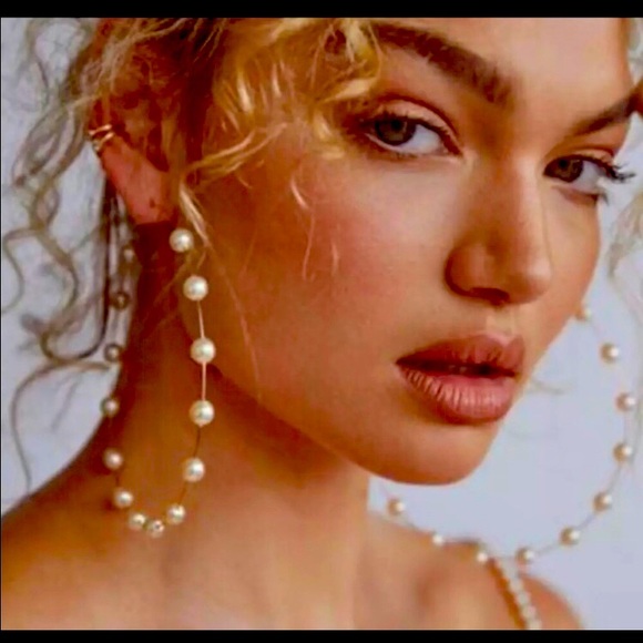 Statement Bohemian Big Hoop Earrings - Picture 1 of 4